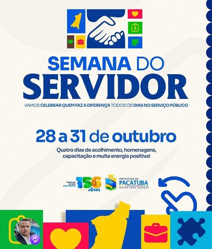 Pacatuba realiza uma semana do servidor agitada, com muitos eventos e valorização.