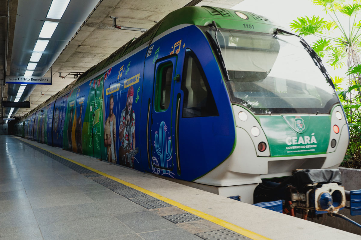 Metrô liga Pacatuba ao São João de Maracanaú nas madrugadas