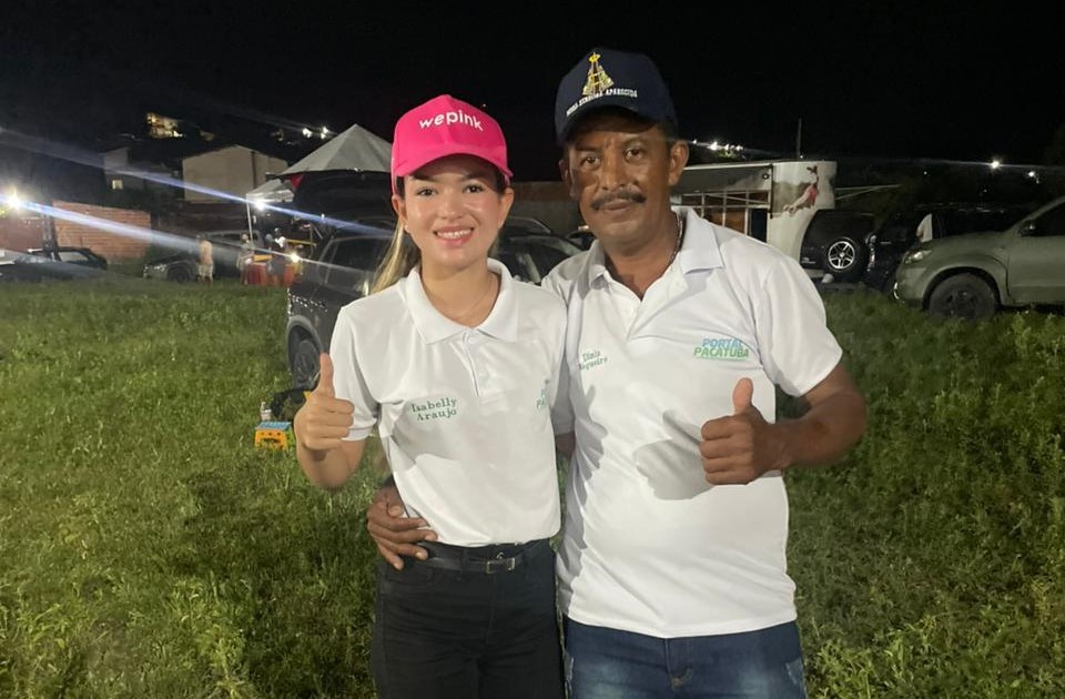 Isabelly representa Pacatuba no Arena Dunas Beach