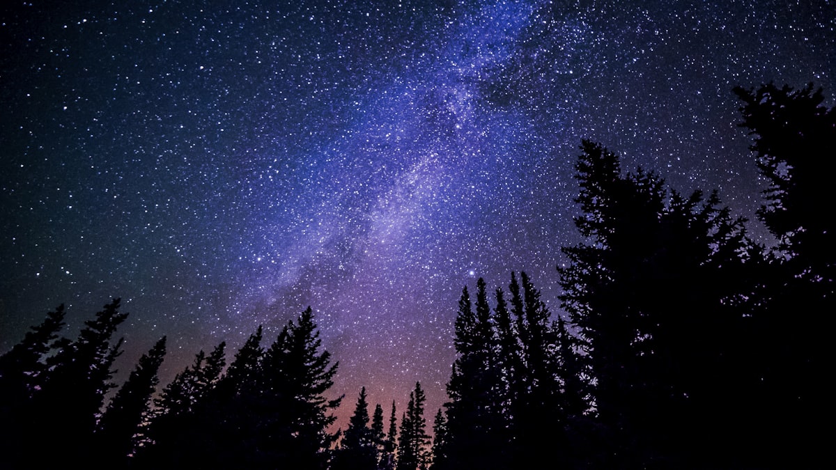 Reflexo de satélite Starlink no céu noturno — Foto: Unsplash