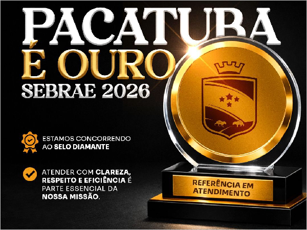 Pacatuba conquista Selo Ouro do Sebrae e avança no fortalecimento do empreendedorismo local